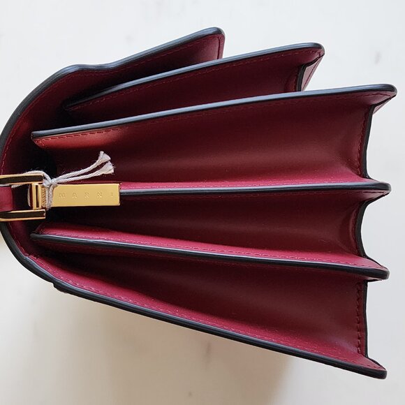 NWT-MARNI TRUNK BAG CALF SKIN MEDIUM โค๏ธ(#202) - Picture 8 of 12